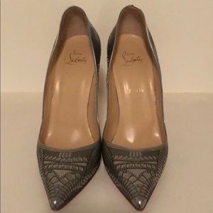 Christian Louboutin Kristali Metallic  Pump
